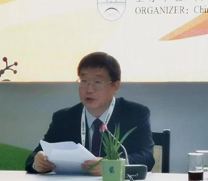 图片：国家林业和草原局荒漠化防治司司长孙国吉